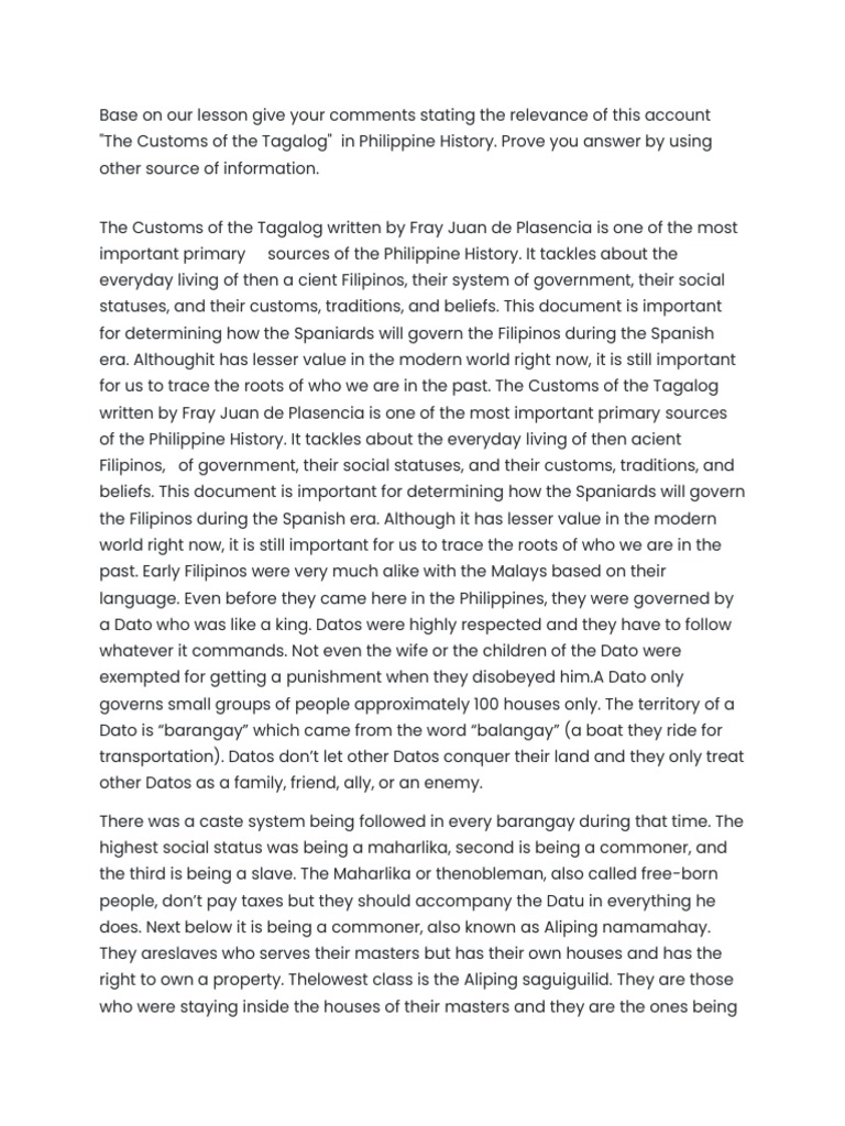 Module 4 Assignment 1 Pdf Philippines Tagalog Language