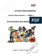 Tvl-Afa (Food Processing) : Activity Sheet Quarter 1 - WEEK 5