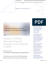 Analysis COMPASS Pathways Phase 2b Psilocybin Trial Published in NEJM - Psychedelic Alpha