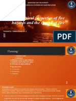 Physical Properties of Fire Hazards and How Fires Spread