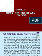 QLDA-Chuong 7 - QL Qua Trinh Thi Cong