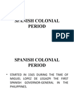 Spanish Colonial Period