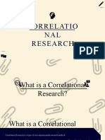 CORRELATIONAL RESEARCH TITLE