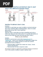 Java Abstract Class Vs Interface Example Program