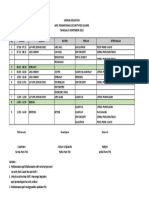 Jadwal Apel Pemantapan