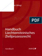 Handbuch Liechtensteinisches Zivilprozessrecht, 2020