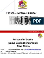 Layanan Prima 1 - Pertemuan I