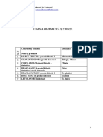 Comisia Matematica Si Stiinte