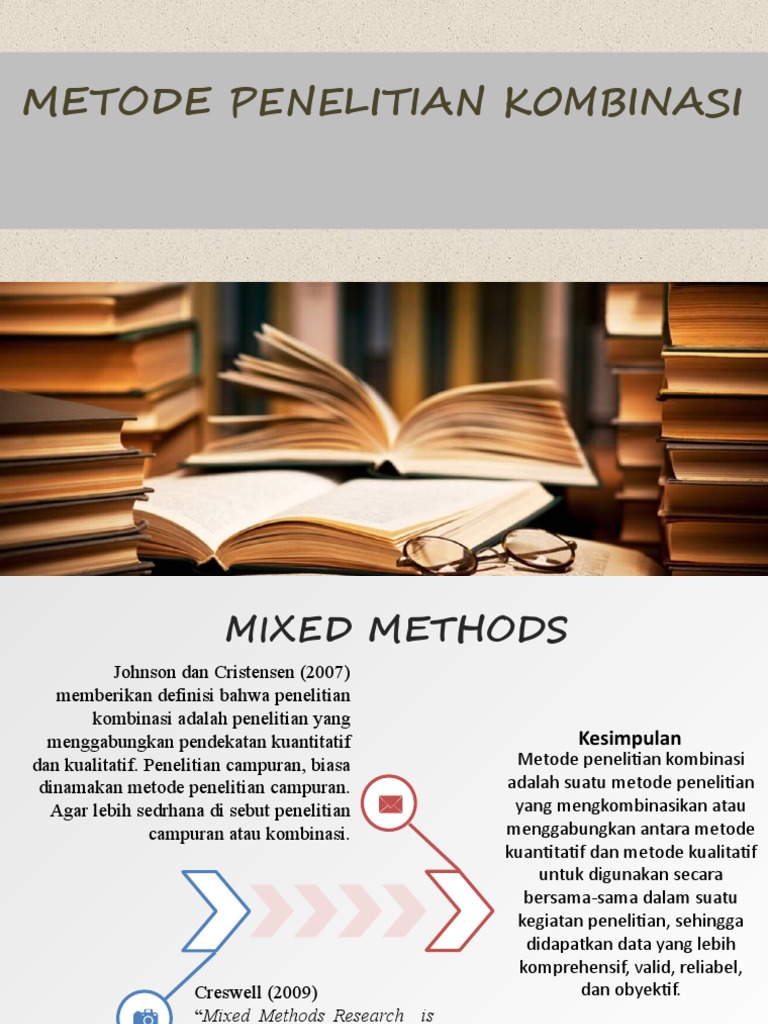 Metode Penelitian Kombinasi Creswell | PDF | Komputer