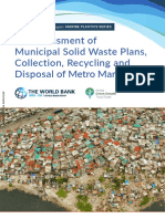 An Assessment of Municipal Solid Waste Plans, Collection, Recycling and Disposal of Metro Manila.