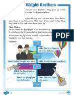 The Wright Brothers Reading Comprehension