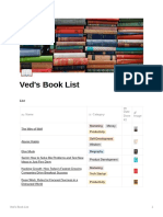 Veds Book List