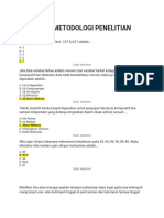 Soal Metodologi Penelitian 2021