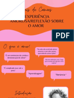 Luís de Camões: Experiência Amorosa/Reflexão Sobre O Amor