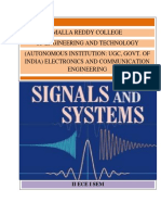 Signals and Systems