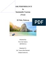 Sustainable Tourism TP Output