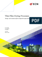 Thin Film Drying Processes: Energy-And Economic Aspects Compared To Spray Drying'