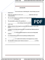 CBSE Class 8 Social Science Geography Worksheet