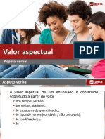 Aspectos verbais e valores aspectuais