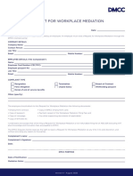 Request For Workplace Mediation Form 1