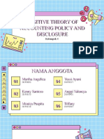 Positive Theory of Accounting Policy and Disclosure