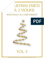 10 Christmas Duets For 2 Violins With Piano Accompaniment Vol 3
