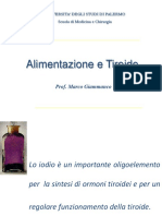 Alimentazione Tiroide Prof. Marco Giammanco