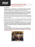 Das Zweite Deutsche Reich