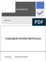Variables Instrumentales