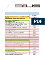 Precios Consolas Reparaciones