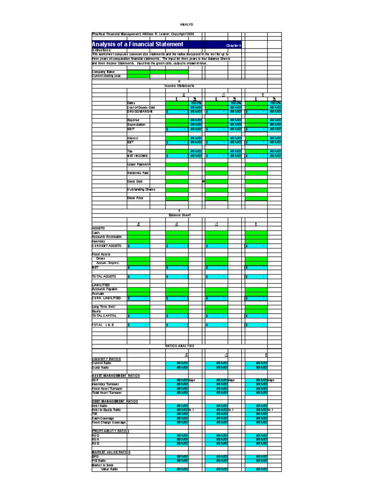 FINANCIAL STATEMENT ANALYSIS EXCEL TEMPLATE FREE DOWNLOAD intelligence overview