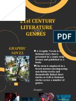 21st CENTURY Literature Genres: 11 TVL 2-Zinc