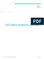 ACI Fabric Endpoint Learning