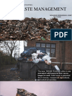 Solid Waste Management PH 323