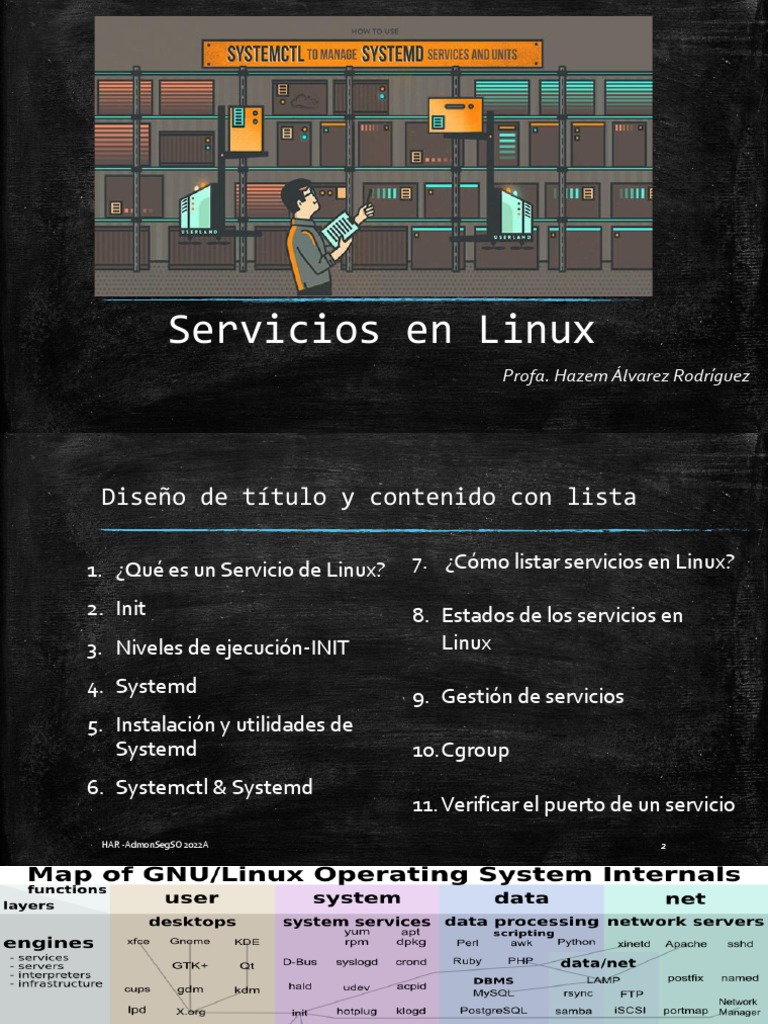 Listado y gestión de servicios en Linux | PDF | Informática | Software ...