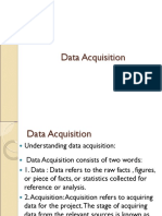 Data Acquisition: Understanding Data Types, Structures & Features