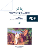 HARI MINGGU BIASA XXXI - ULTAH GEREJA KE 84 - Tahun C 2022