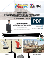 Pengenalan Kursus LMCW2153 Penghayatan Etika Dan Peradaban