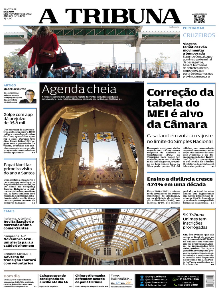 SP A Tribuna - Santos 051122 | PDF | Bitcoin | Economia
