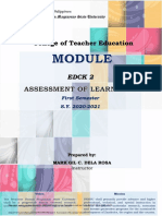 Module 1 Assessment of Learning 1