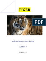 Tiger Anatomy and Skeletal Structure | PDF | Vertebral Column ...