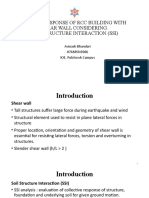 Seismic Response of RCC Building With Shear Wall