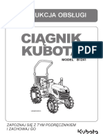 Gravit - Instrukcja Obslugi Ciagnika Kubota b1241 Wynajem Traktorka Kubota B 1241
