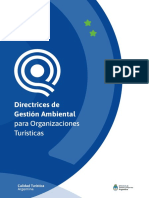 Directrices de Gestión Ambiental para Organizaciones Turísticas