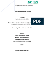 Trabajo Clasificacion de Las Fallas de Los Rodamientos