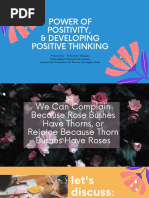 Power of Positivity and Developing Positive Thinking