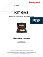 Calibración de detectores de gas