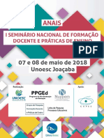 Apresentação Anais Seminário FDPE - 2018