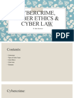Cybercrime, Cyber Ethics & Cyber Law