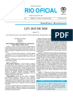 1 Historia Clinica Electrònica Ley 2020 N2015 - 20200131 - Diario - Oficial N051213 - 20200131